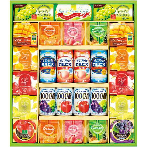 ゼリー＆果汁飲料バラエティギフト【174095】【夏ギフト】 商品サムネイル