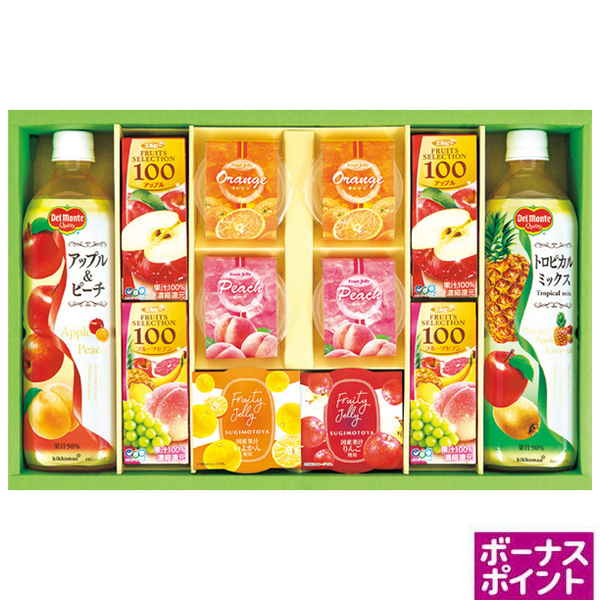 [160ボーナスポイント]　デルモンテ果汁飲料＆ゼリーギフト【171043】【夏ギフト】 商品サムネイル