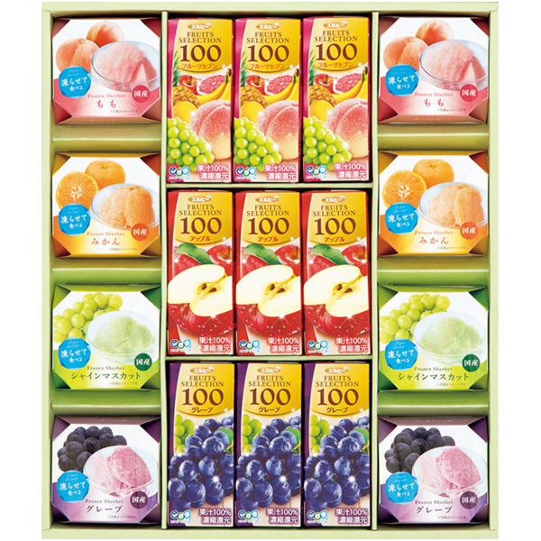夏のクールシャーベット＆飲料ギフト【139153】【夏ギフト】 商品サムネイル