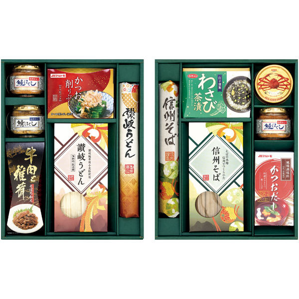 信州そば＆かに缶＆シーフードバラエティギフト【冬】【156017】 商品サムネイル