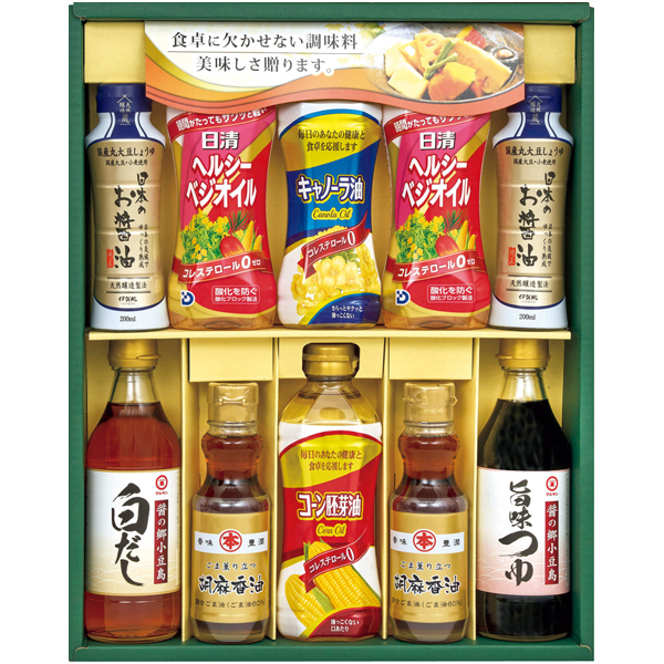 日清オイル＆和調味料ギフト【冬】【156071】 商品サムネイル