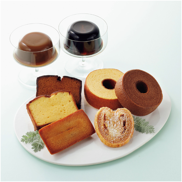 【父の日】パティスリー キハチ コーヒーゼリー&カフェオレプリンと焼菓子 8種14個入【482161】 商品サムネイル
