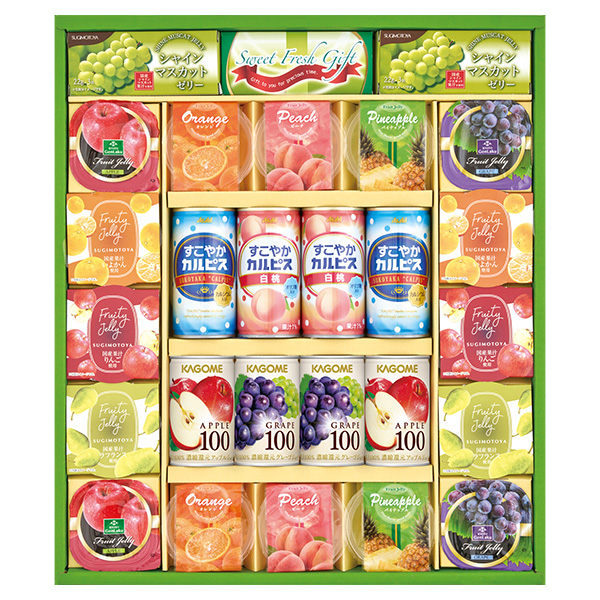 ☆ゼリー＆果汁飲料バラエティギフト【142078】 商品サムネイル