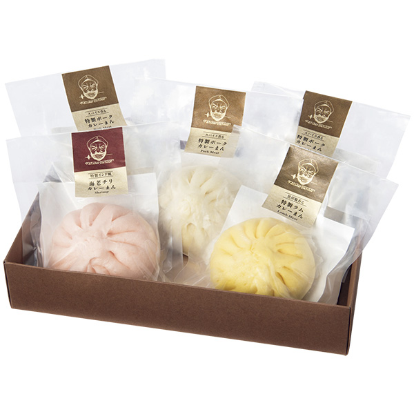 [東京新大塚「カッチャルバッチャル」監修 ]スパイスカレーまん3種5個セット【003131】 商品サムネイル