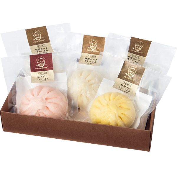 東京新大塚「カッチャルバッチャル」監修 スパイスカレーまん3種5個セット 【001832】 商品画像(1)