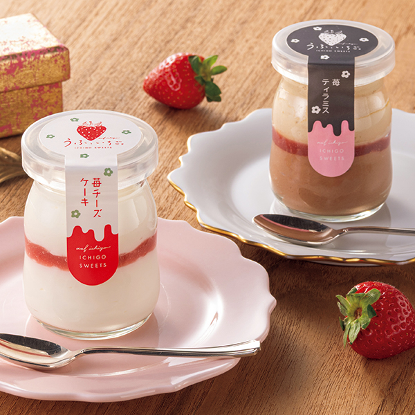 うふ、いちご。 苺ティラミス＆苺チーズケーキ 【001452】 商品サムネイル