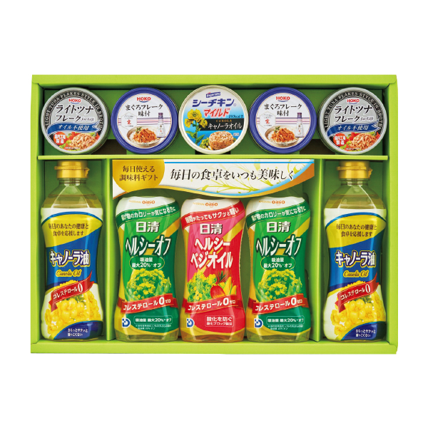 ☆【早得】 日清オイル＆宝幸シーフードバラエティギフト 【143040】 商品サムネイル