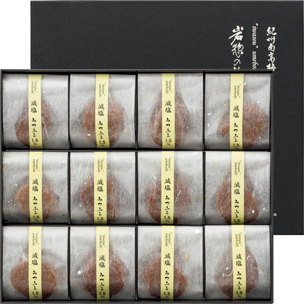 ☆【早得】岩惣 紀州産南高梅みつふる一粒梅12粒 【081069】 商品画像(1)