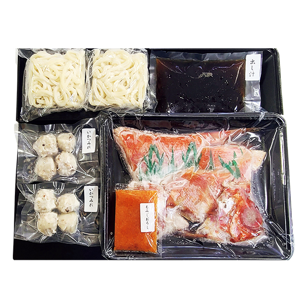 ◇【早得】徳島 吟月 国産金目鯛まるごと鍋セット(うどん付) 【153117】 商品画像(1)