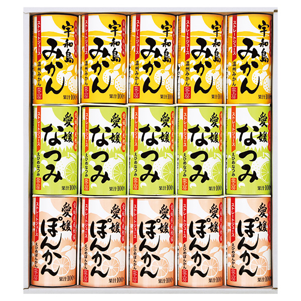 ☆[愛工房]愛媛県産柑橘ストレートジュースセット（紙容器）【118123】 商品サムネイル