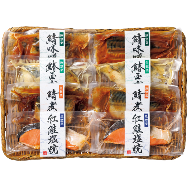 ☆【早得】北海道 小樽フーズ 湯煎で簡単 焼魚・煮魚詰合せ 【086046】 商品画像(1)