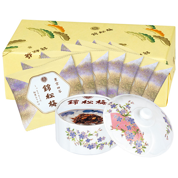☆[錦松梅]錦松梅 有田焼容器入・小袋【108108】 商品サムネイル