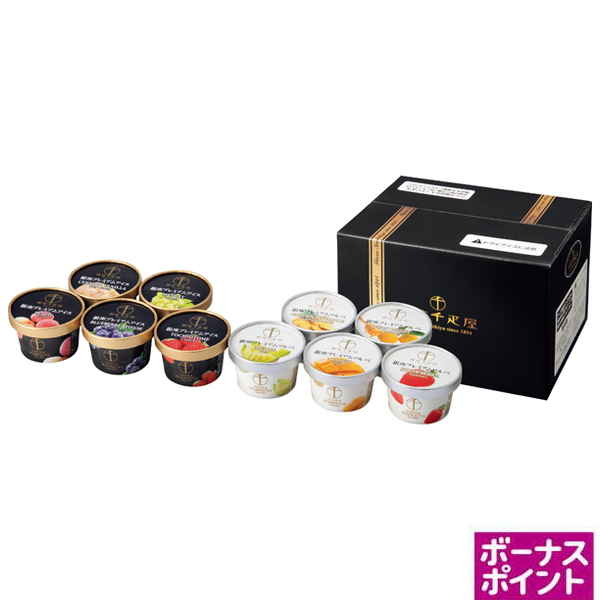 [300ボーナスポイント]銀座千疋屋　銀座プレミアムアイス＆ソルベ10個【050032】【夏ギフト】 商品サムネイル
