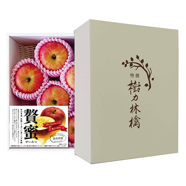 [青森県産]贅蜜(サンふじ) 約1.7kg以上 化粧箱【430043】【冬ギフト★】 商品サムネイル