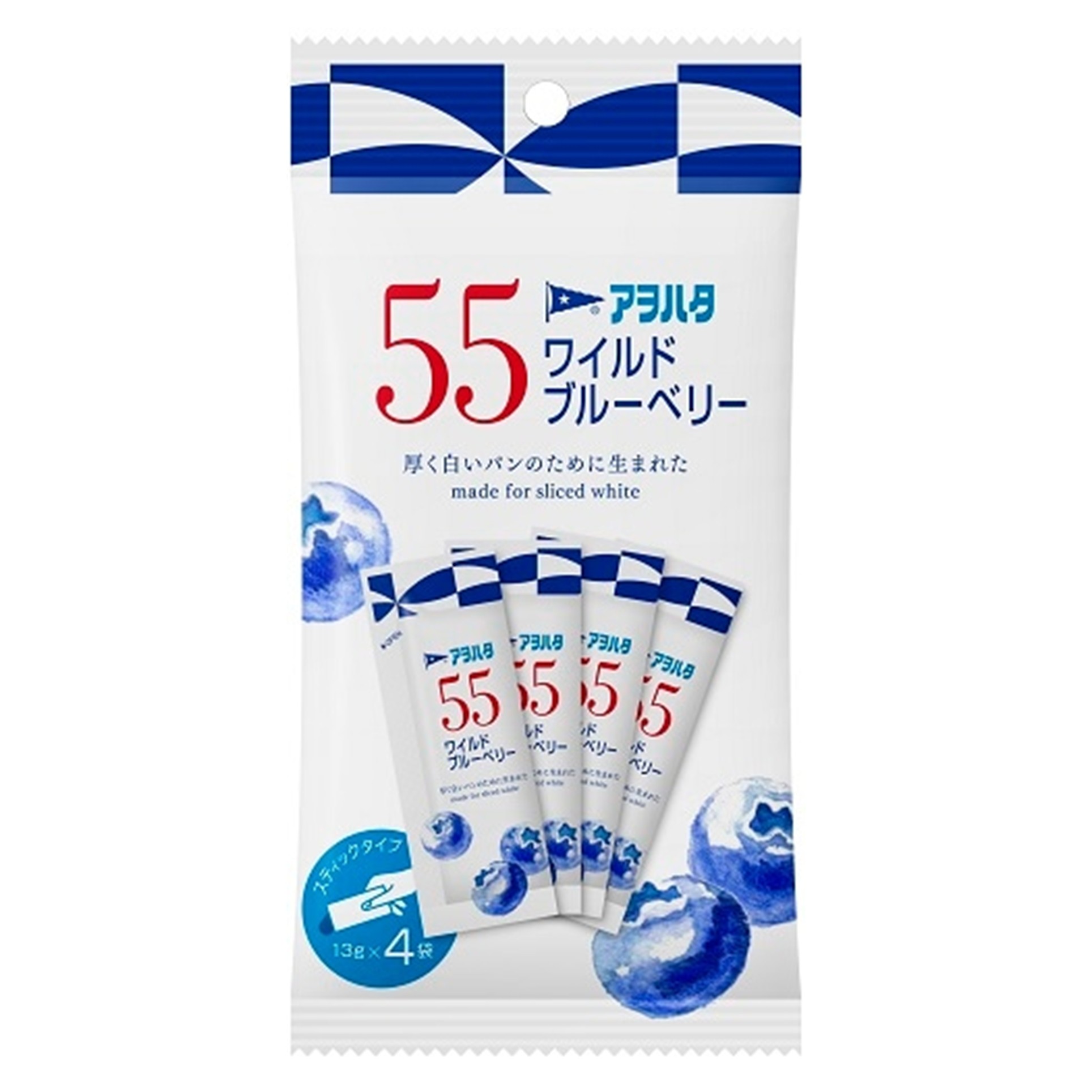 アヲハタ 55 ワイルドブルーベリー 52g (×12)|mvm-002-4562452232263-12 商品サムネイル