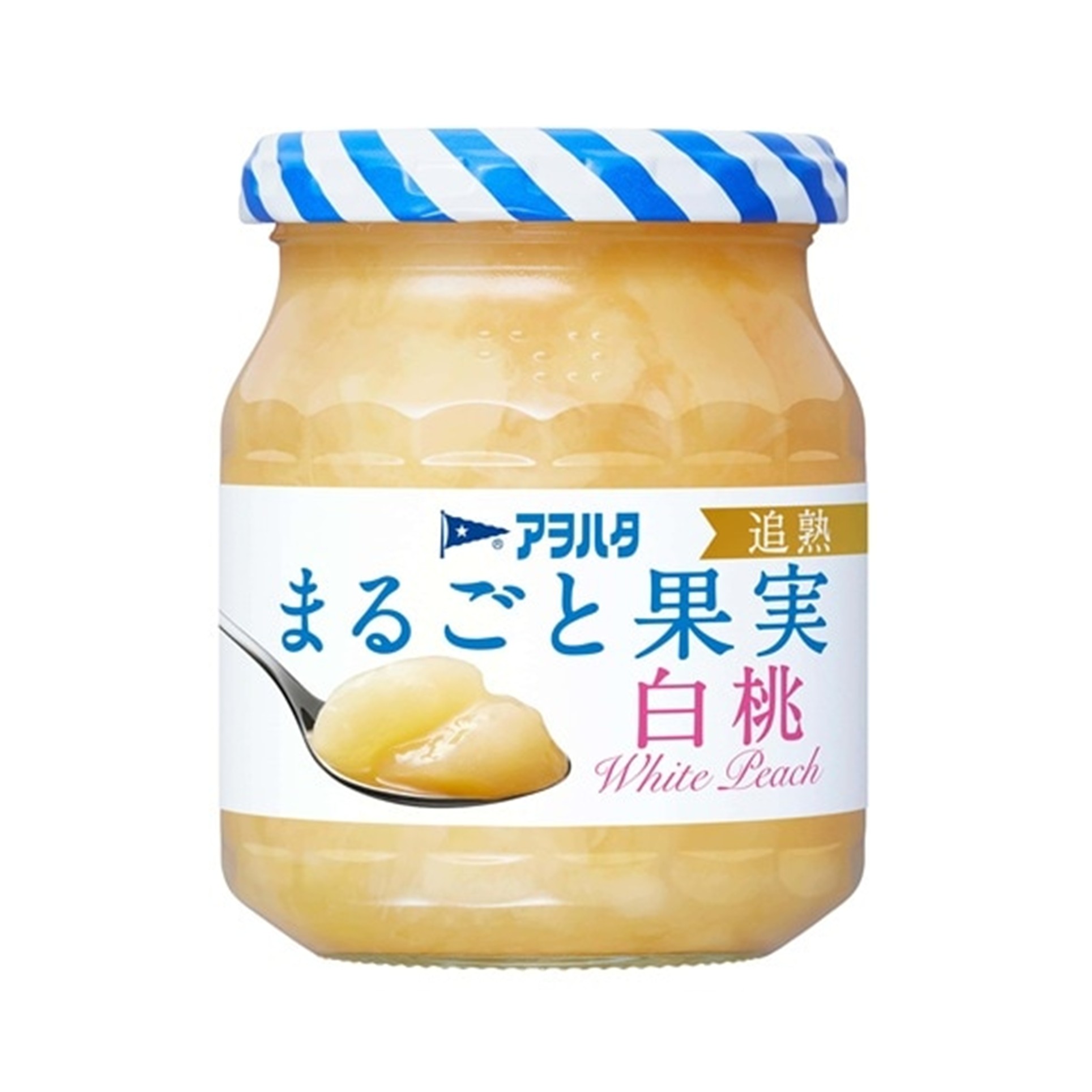 アヲハタ まるごと果実 白桃 250g (×6)|mvm-002-4562452232485-6 商品サムネイル