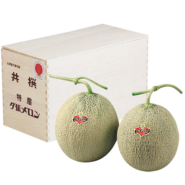 ◇[北海道夕張市産（JA夕張市）]夕張メロン 特秀品2L2個木箱【148054】 商品サムネイル
