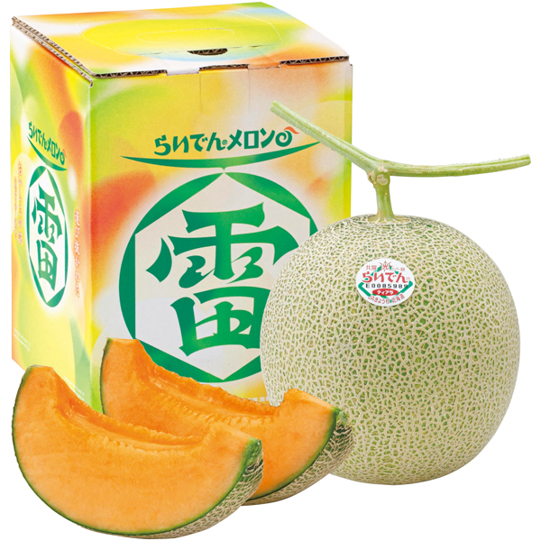 北海道共和町産（JAきょうわ）　らいでんメロン 秀品3L1個【014058】【夏ギフト】 商品サムネイル