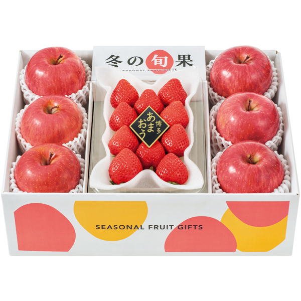 冬の旬果 あまおう苺＆サンふじりんご【冬】【011024】 商品サムネイル