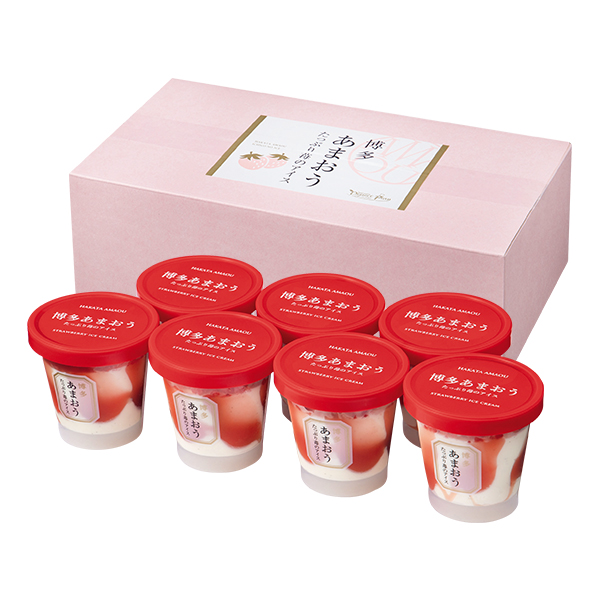 ☆ 博多あまおう たっぷり苺のアイス 【055055】 商品画像(1)