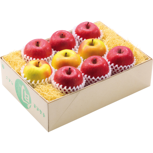 ☆青森県産 蜜入りサンふじりんごとぐんま名月 【026105】 商品サムネイル
