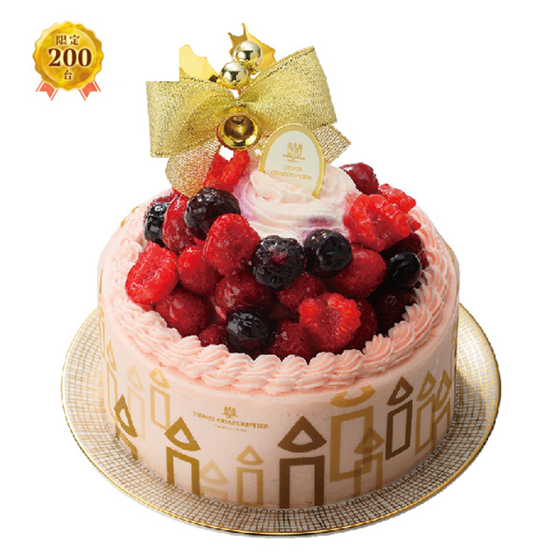 アンリ・シャルパンティエ  ザ・ショートケーキ<魅惑のフランボワーズ&ブルーベリー> 商品サムネイル