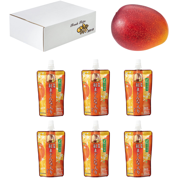 【父の日】愛媛県産・宮崎県産 紅まどんな入りゼリー・宮崎マンゴー【486884】 商品サムネイル