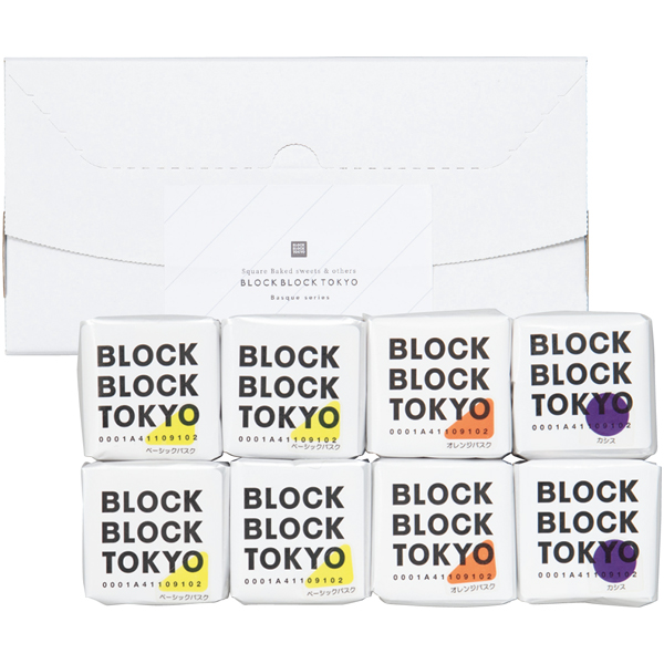 BLOCK BLOCK TOKYO カシスオレンジMIXバスクチーズケーキBB3種 8個【003201】【たべたい!】 商品サムネイル