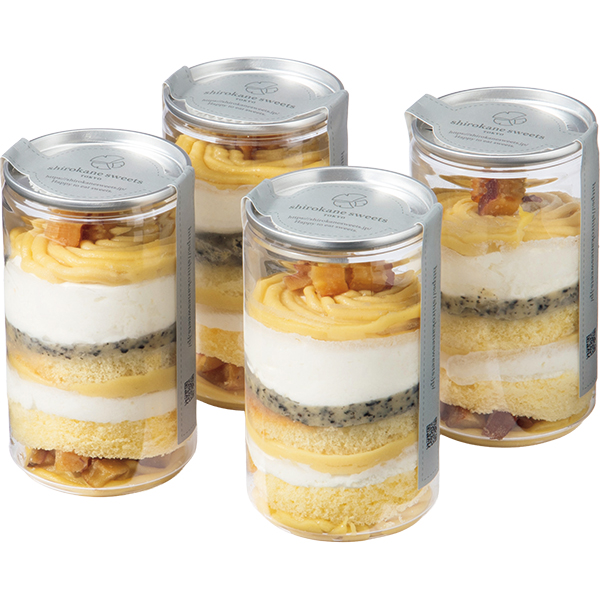 shirokane sweets TOKYO シルクスイートモンブラン 4個入 【002071】 商品画像(2)