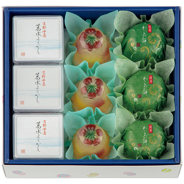 ☆[菓匠 清閑院]吉野本葛 葛水ようかん詰合せ【049072】 商品サムネイル