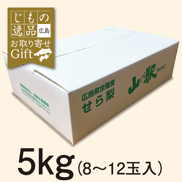 【10/6以降順次発送】【広島県産】世羅の甘太梨 5kg(8～12玉入)【428093】 商品サムネイル