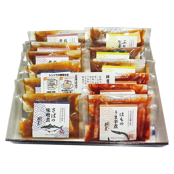 ◇【早得】豊後絆屋 絆屋の旨煮魚セット 【153807】 商品画像(1)