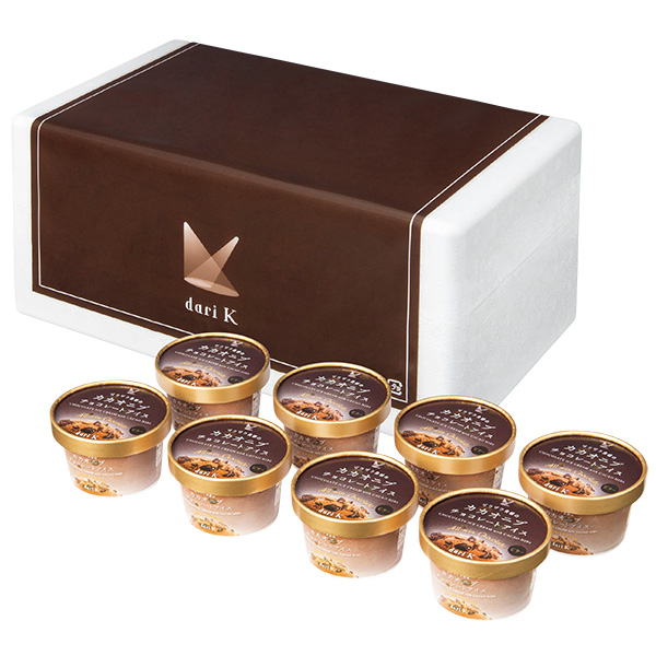 [dari K]ザクザク食感のカカオニブチョコレートアイス 8個セット【002053】 商品サムネイル