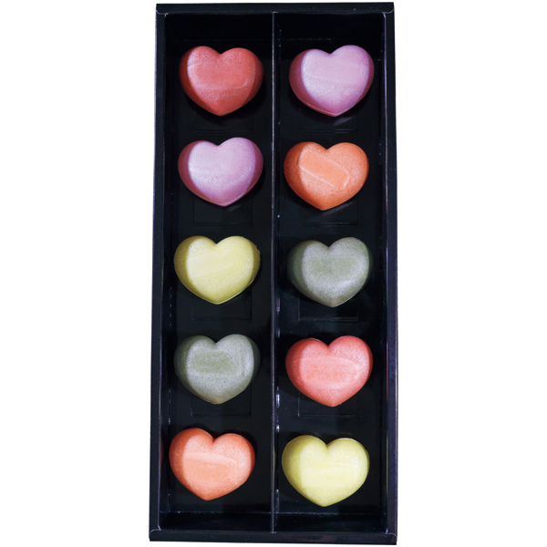 【母の日】あん庵 ハート最中 想ひいろいろ 10個入【480093】 商品サムネイル