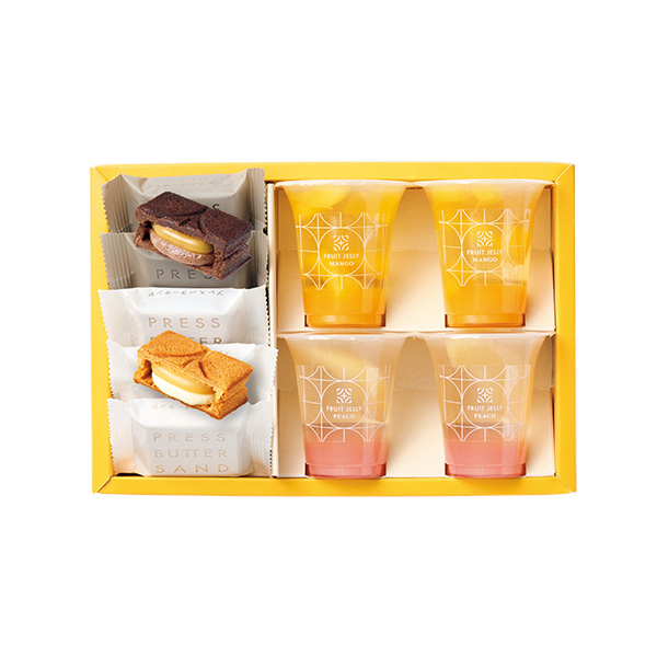 ☆[プレスバターサンド]バターサンド・フルーツジュレ詰合せ【054010】 商品サムネイル