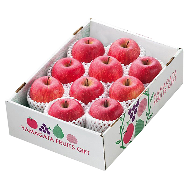 [山形県産 JAてんどう]りんご(サンふじ) 3kg以上 8～12玉【430070】【冬ギフト★】 商品サムネイル
