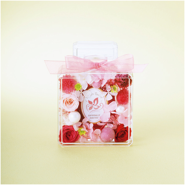 【母の日】welzoFLOWER プリザーブドフラワー「フラワーパフューム」【484929】 商品サムネイル