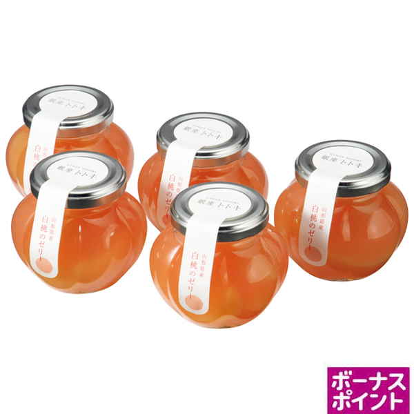[150ボーナスポイント]銀座トトキ監修　山形県産白桃のゼリー【066121】【夏ギフト】 商品サムネイル