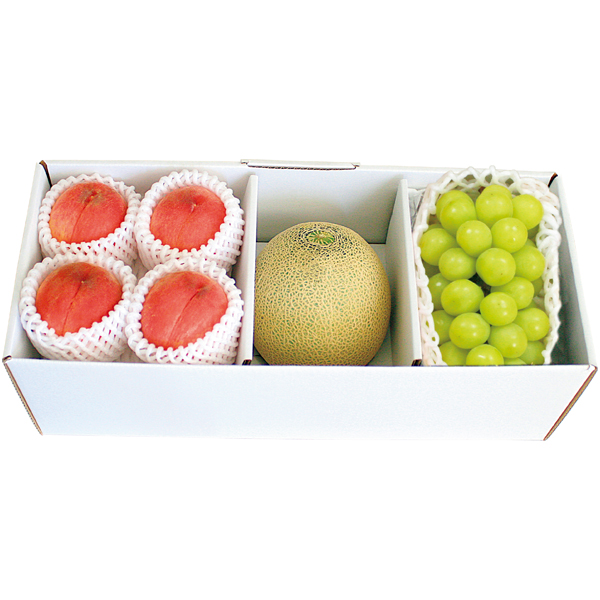 山形県産　果実爛漫（シャインマスカット、白桃、メロン）【010034】【夏ギフト】 商品サムネイル