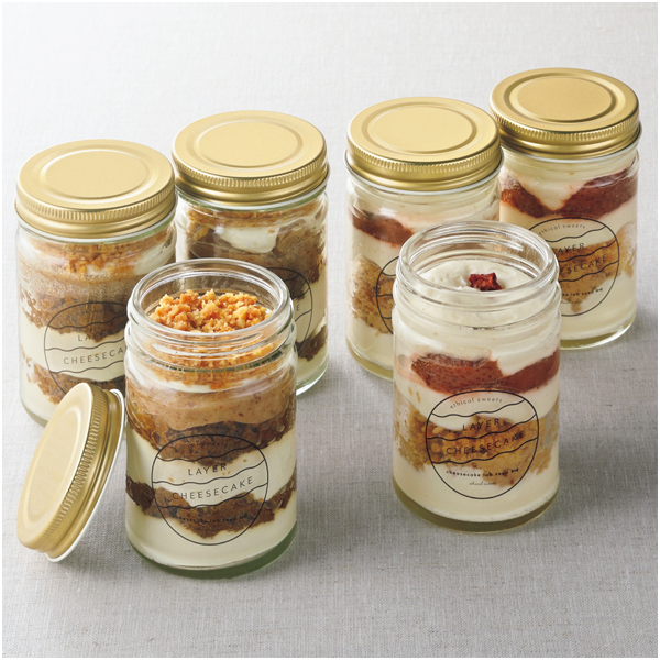 チーズケーキラボseed プレミアム冬のレイヤーチーズケーキ6個セット【冬】【088017】 商品画像(1)