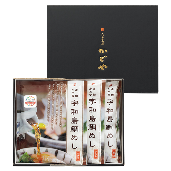 かどや 宇和島鯛めし3食セット 【002859】 商品画像(1)