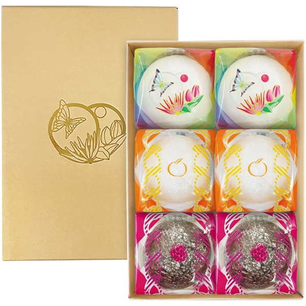 京祇をん ににぎ フルーツ大福 詰合せ 6個入【冬】【058043】 商品サムネイル