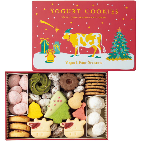 ヨーグルトフォーシーズンズ ヨーグルトクリスマスクッキー缶【002026】【たべたい!】 商品サムネイル