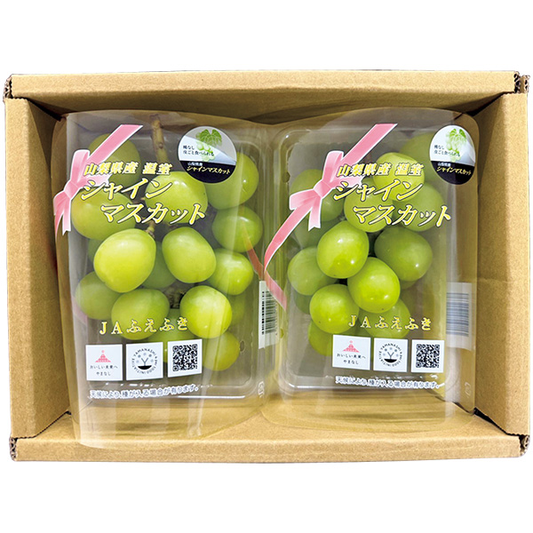 ☆[山梨県産（JAふえふき）]ふえふきのハウスシャインマスカット【030117】 商品サムネイル
