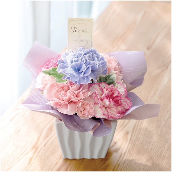 【母の日】竹中庭園緑化 フラワーアレンジ「パステルフルール」【485308】 商品サムネイル