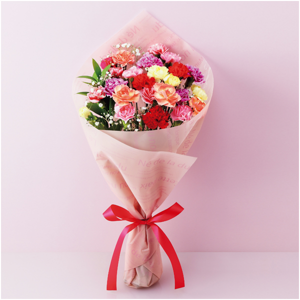 【母の日】竹中庭園緑化 なないろカーネーションブーケ【480525】 商品サムネイル