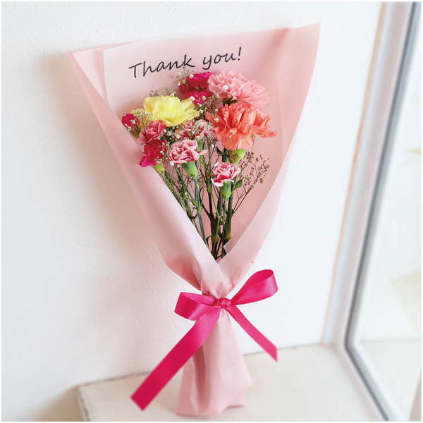 【母の日】竹中庭園緑化 カーネーションメッセージブーケ【485335】 商品サムネイル