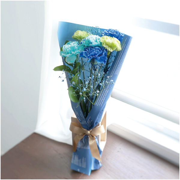 【母の日】竹中庭園緑化 ブルーハーモニーブーケ【485353】 商品サムネイル