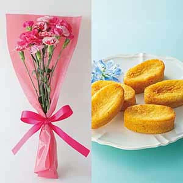 【母の日】竹中庭園緑化 母の日ルージュブーケ＋ひととえ こがね芋【485441】 商品サムネイル