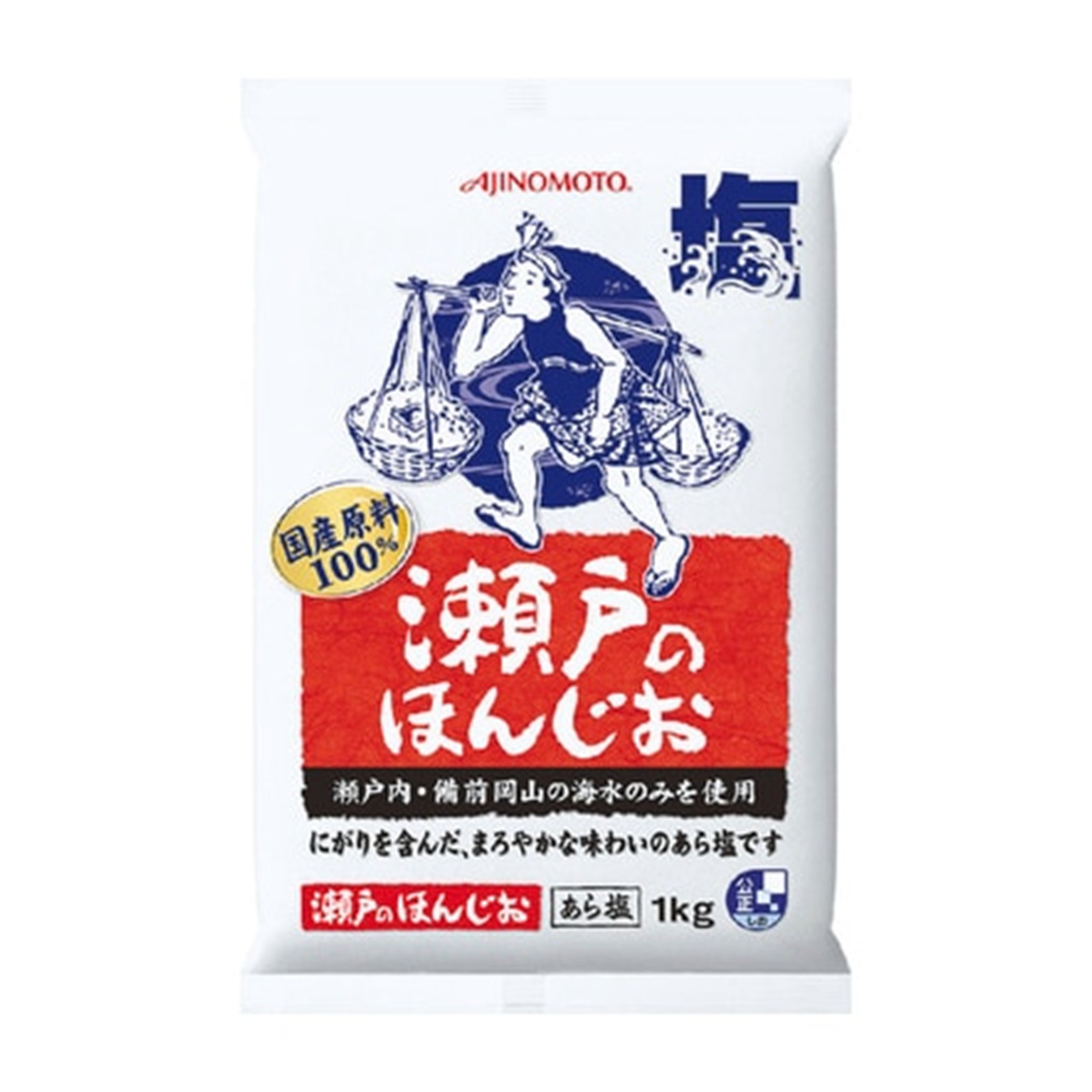 味の素 瀬戸のほんじお 1kg (×10)|mvm-003-4901001019700-10 商品サムネイル